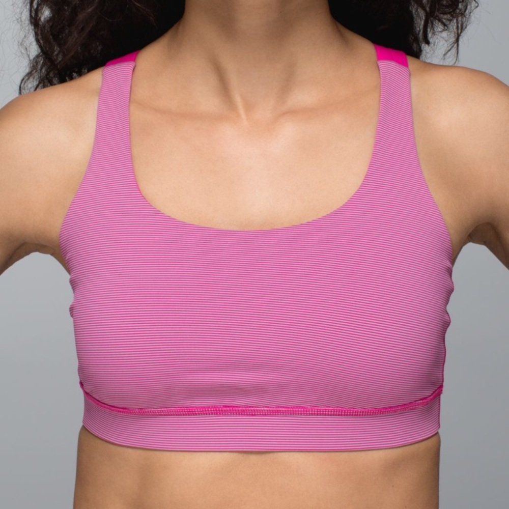 Pink Lululemon Sports Bra